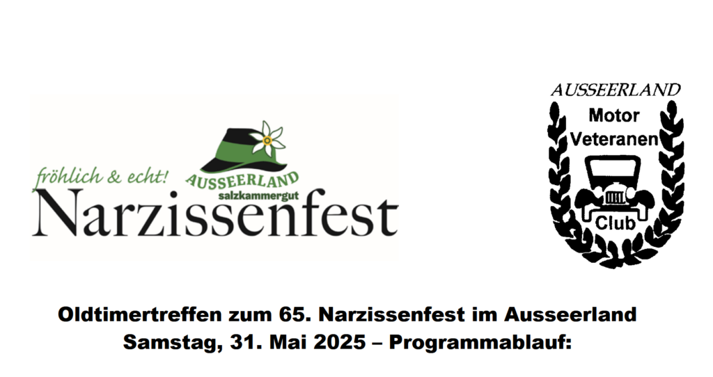 Oldtimertreffen zum Narzissenfest 2025 – Bad Aussee