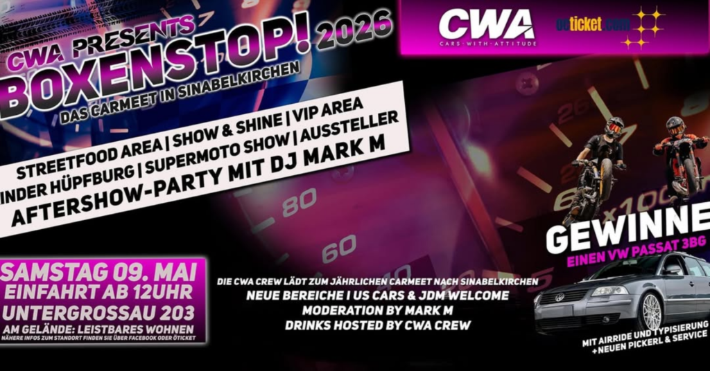 Boxenstop! Carmeet
